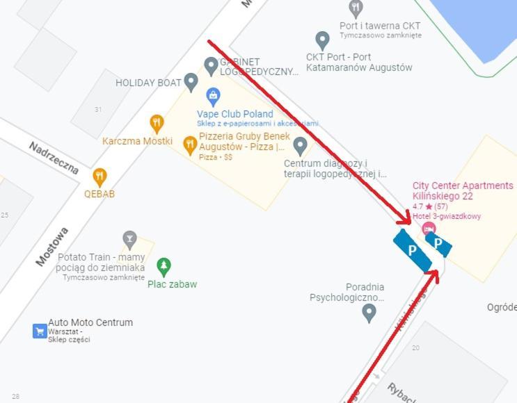 City Center Apartments - Apartamenty Nad Rzeka Netta Augustów Dış mekan fotoğraf